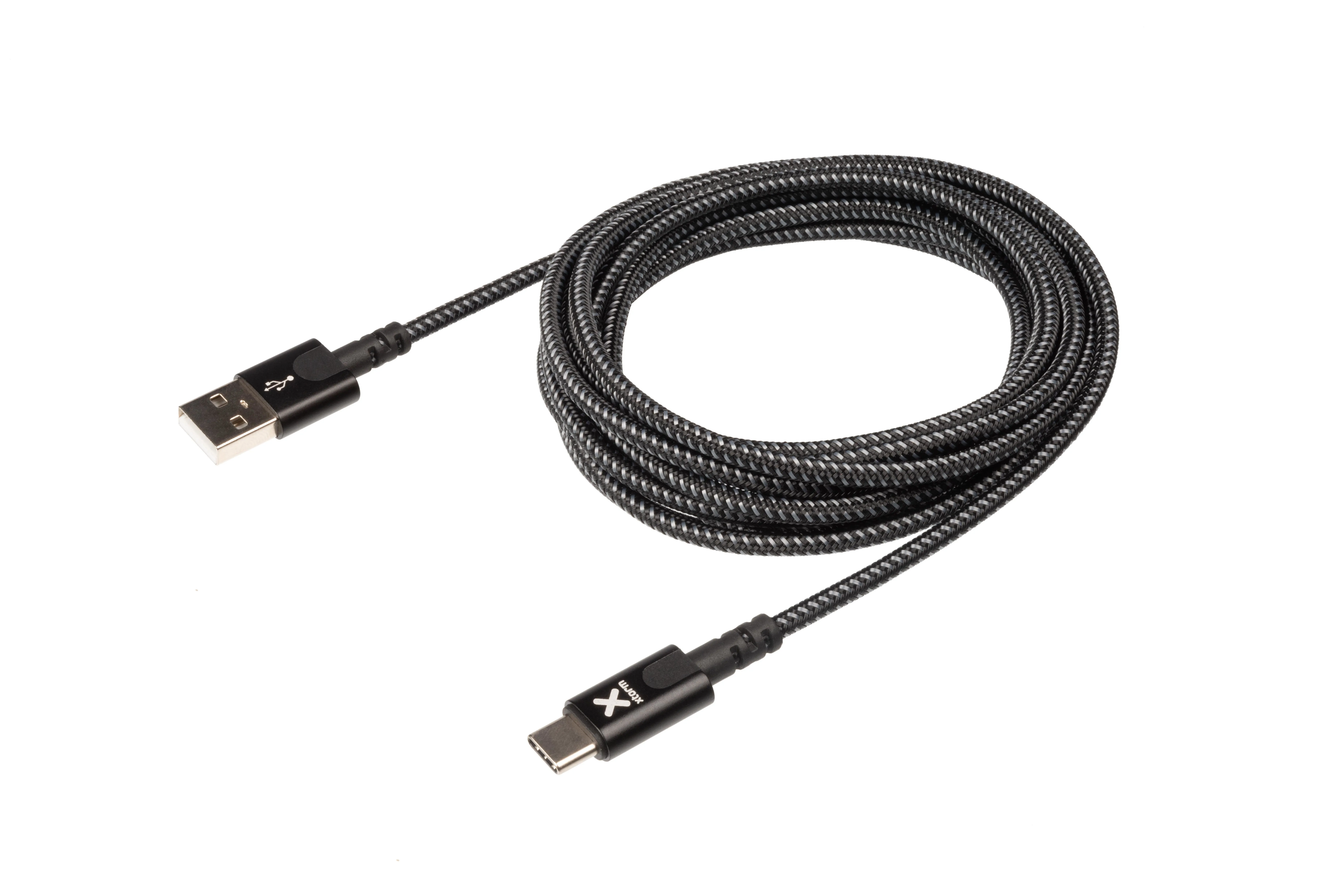 Xtorm Original USB-A &ndash; USB-C 3.1 Gen 1 -kaapeli, 3 m, Musta