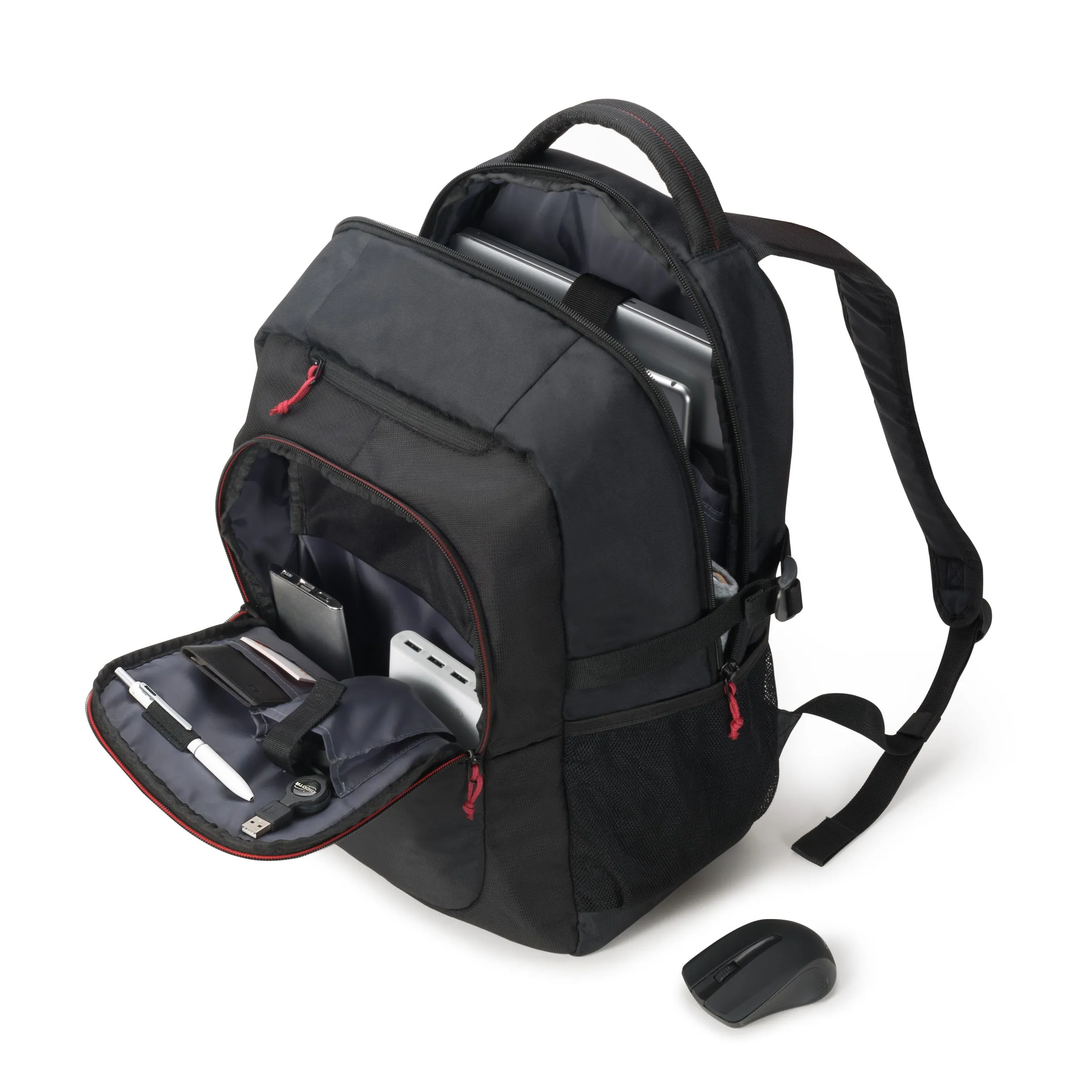 Dicota gain - notebook backpack, black, 15.6&quot; + wireless mouse
