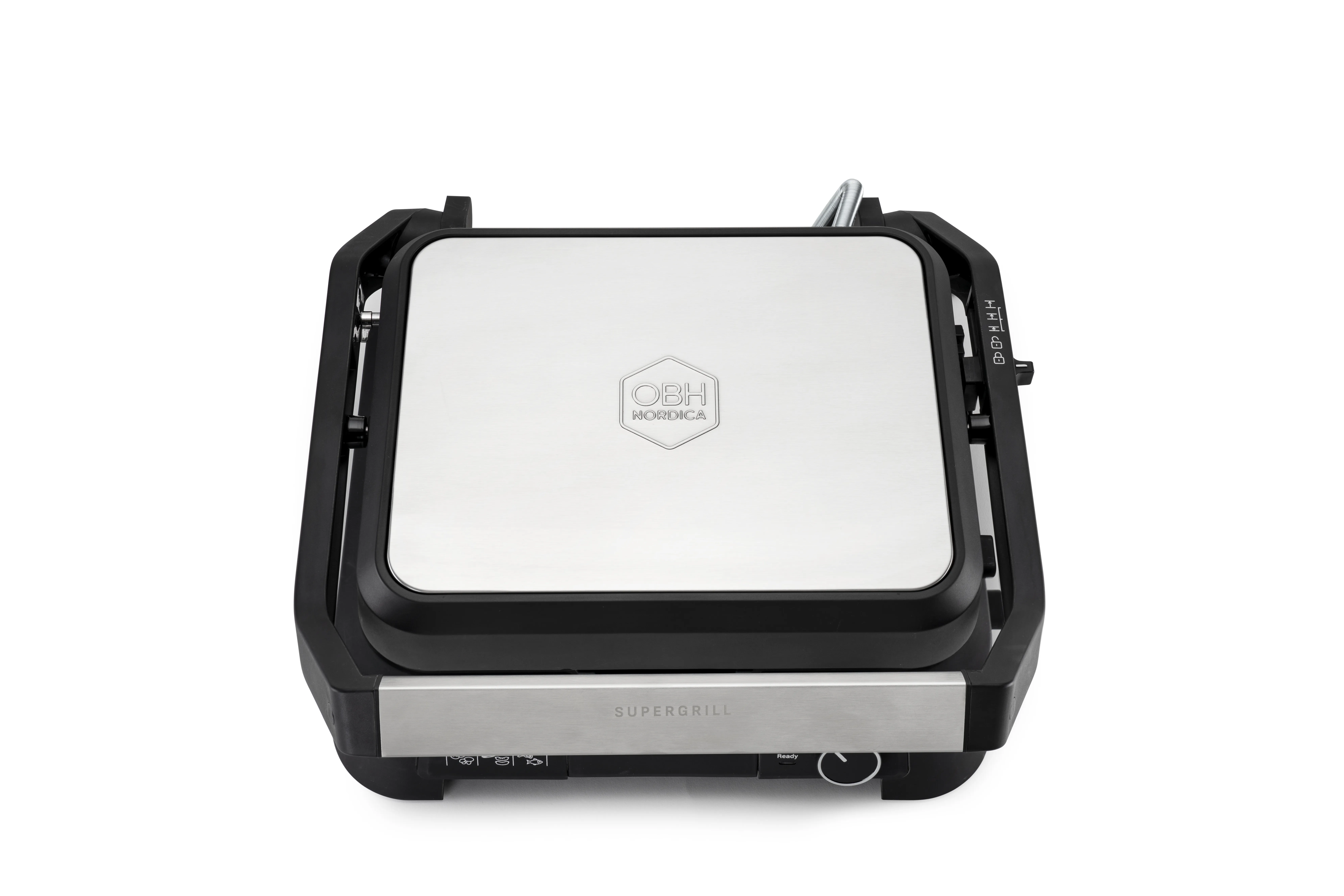 OBH Nordica SuperGrill 3-in-1 Tabletop Contact Grill 2000 W Black/Silver GO510DN0