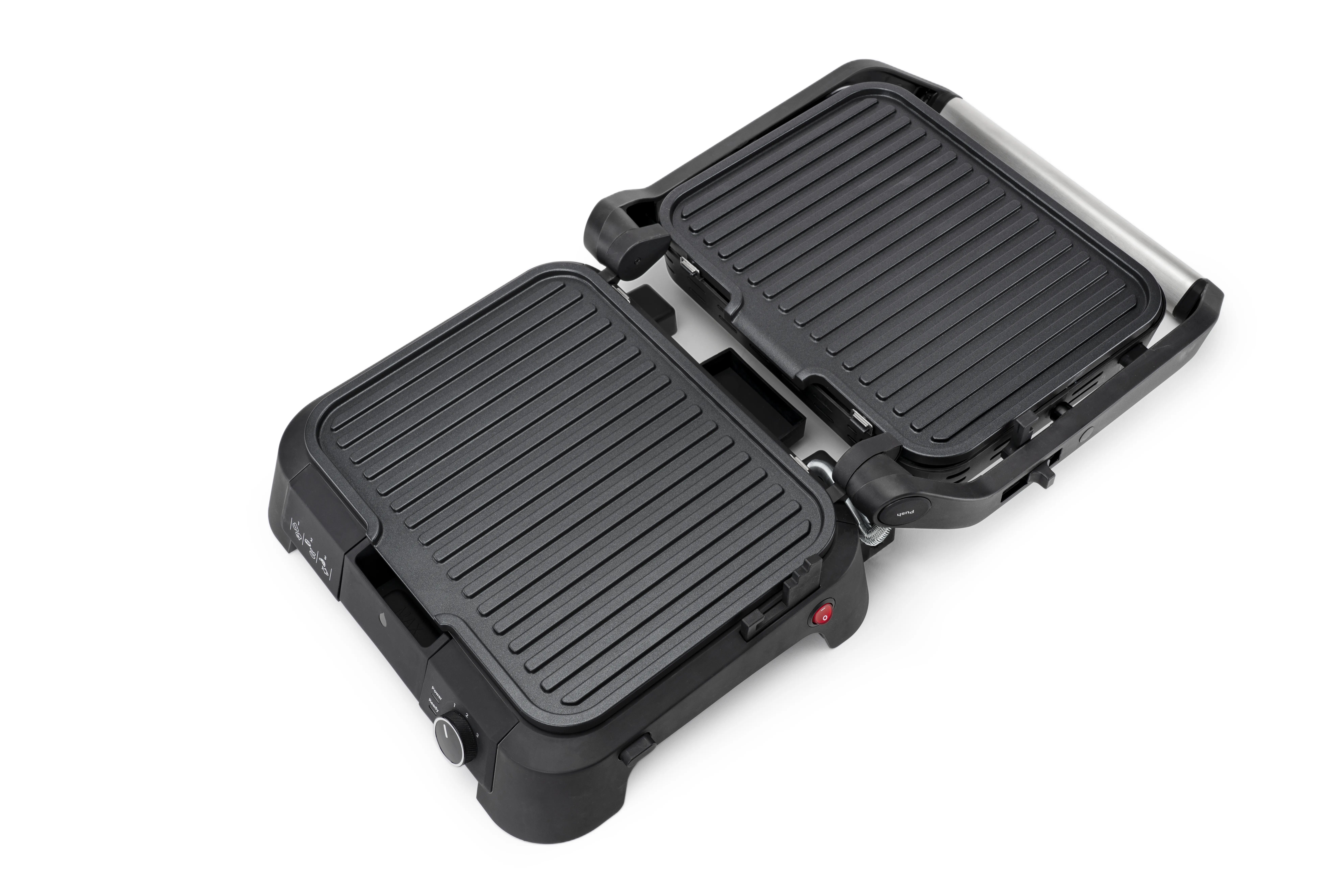 OBH Nordica SuperGrill 3-in-1 Tabletop Contact Grill 2000 W Black/Silver GO510DN0