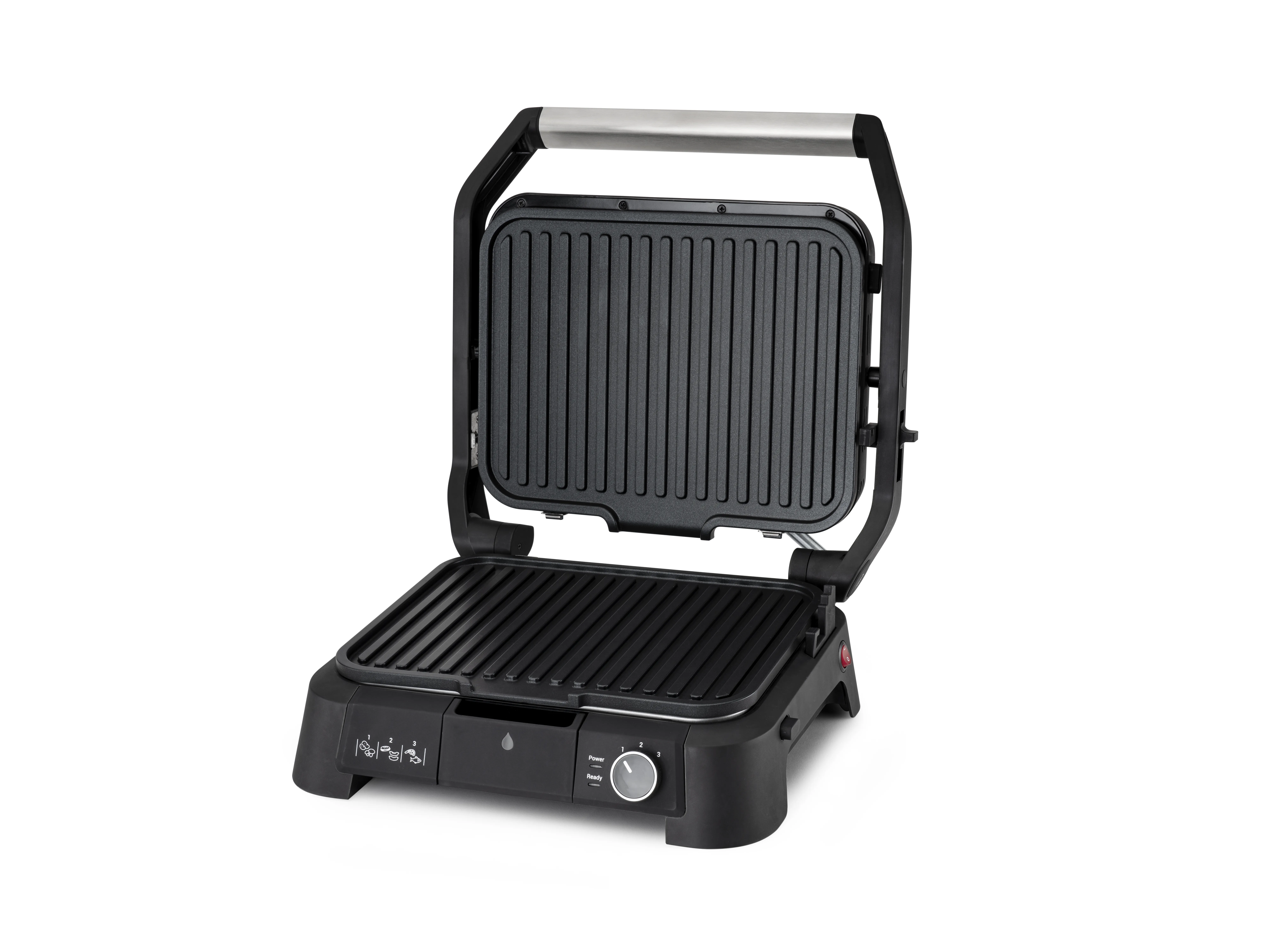 OBH Nordica SuperGrill 3-in-1 Tabletop Contact Grill 2000 W Black/Silver GO510DN0