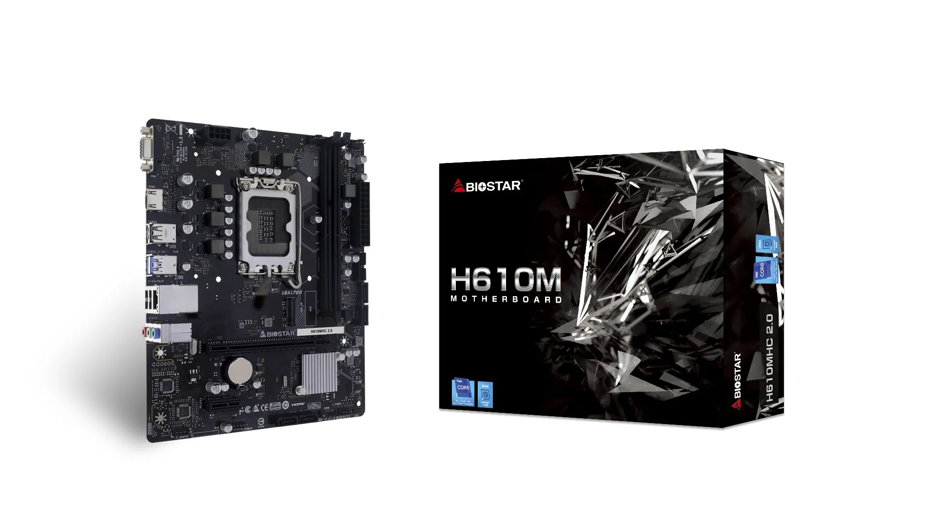 Biostar H610MHC 2.0 LGA1700 mATX -emolevy