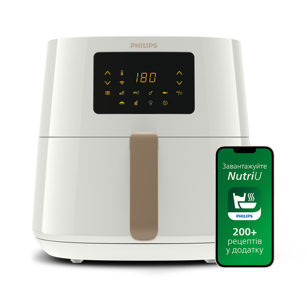 Philips Essential Connected HD9280 Ovi XL Airfryer -kiertoilmakypsennin, 6.2l