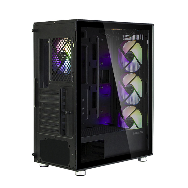 Zalman I3 Neo Black ATX/Mid Tower, TG, 4 RGB fans included