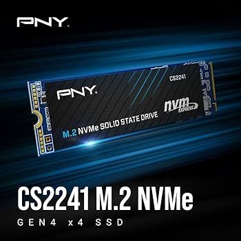 PNY CS2241 1 Tt M.2 PCIe Gen4 x4 NVMe -SSD-levy