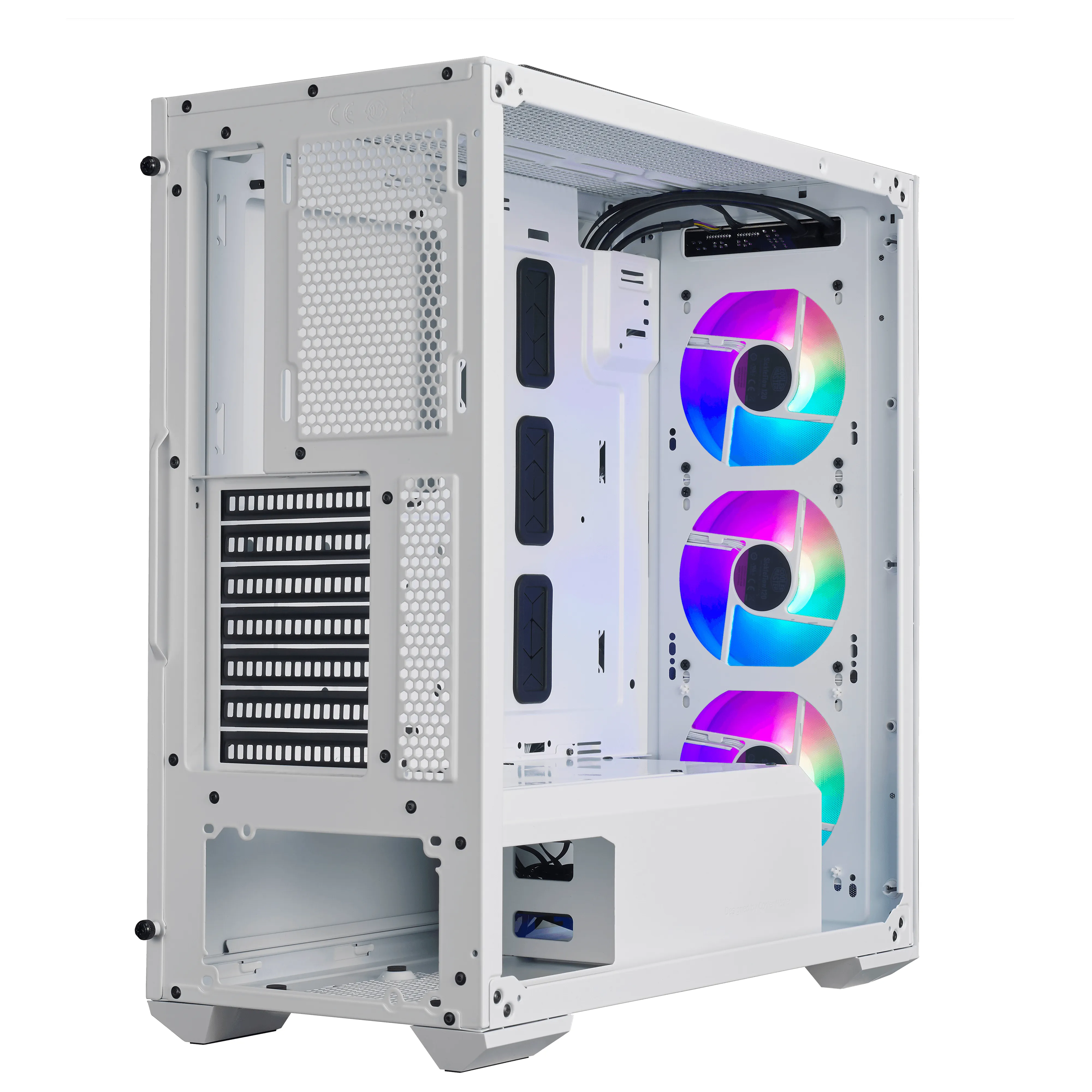 Cooler Master TD500 - Mid Tower case, window, White
