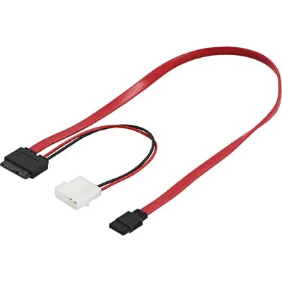 (Bargains) SATA/SAS-kaapeli DVD-soittimeen,ohut, 50 cm