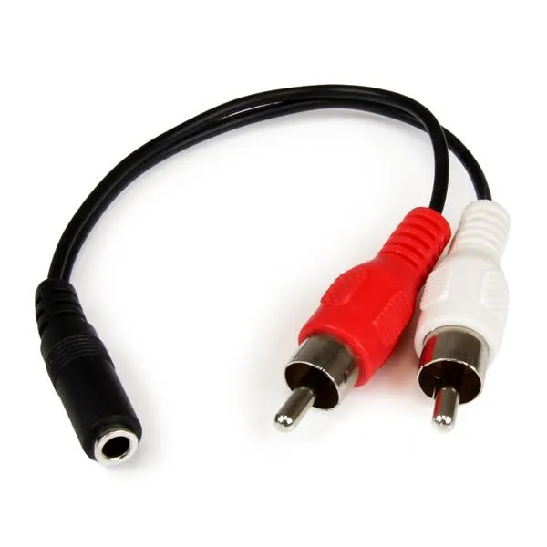 6IN 3.5MM TO RCA AUDIO CABLE