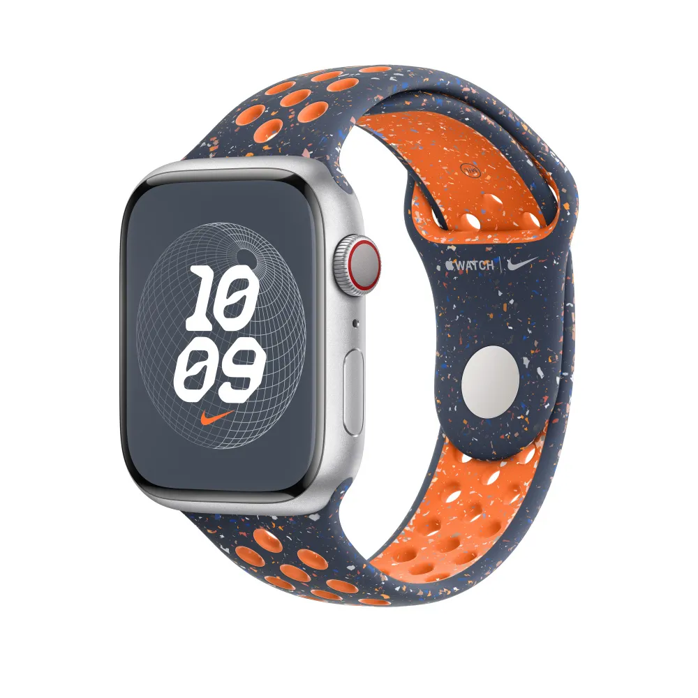 Apple Watch 45 mm - Nike Sport Band, Blue Flame S/M