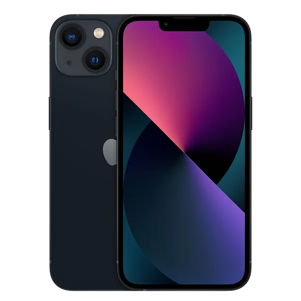 Kunnostettu iPhone 13 128 Gt -puhelin, Keskiyö (Erinomainen kunto)