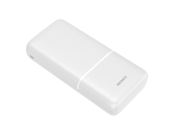 Deltaco 2x USB-A, 1x USB-C - powerbank, 20000mAh