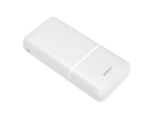 Deltaco 2x USB-A, 1x USB-C - powerbank, 20000mAh