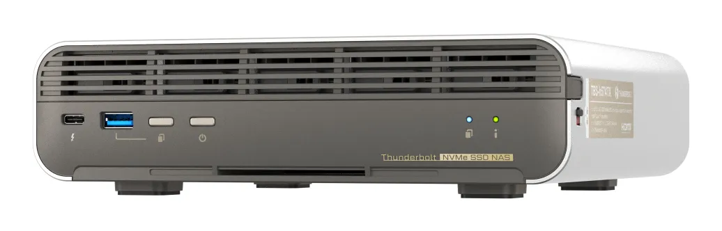 QNAP TBS-H574TX-I5UC-05S02 - NAS-server, Gr&aring;, Svart