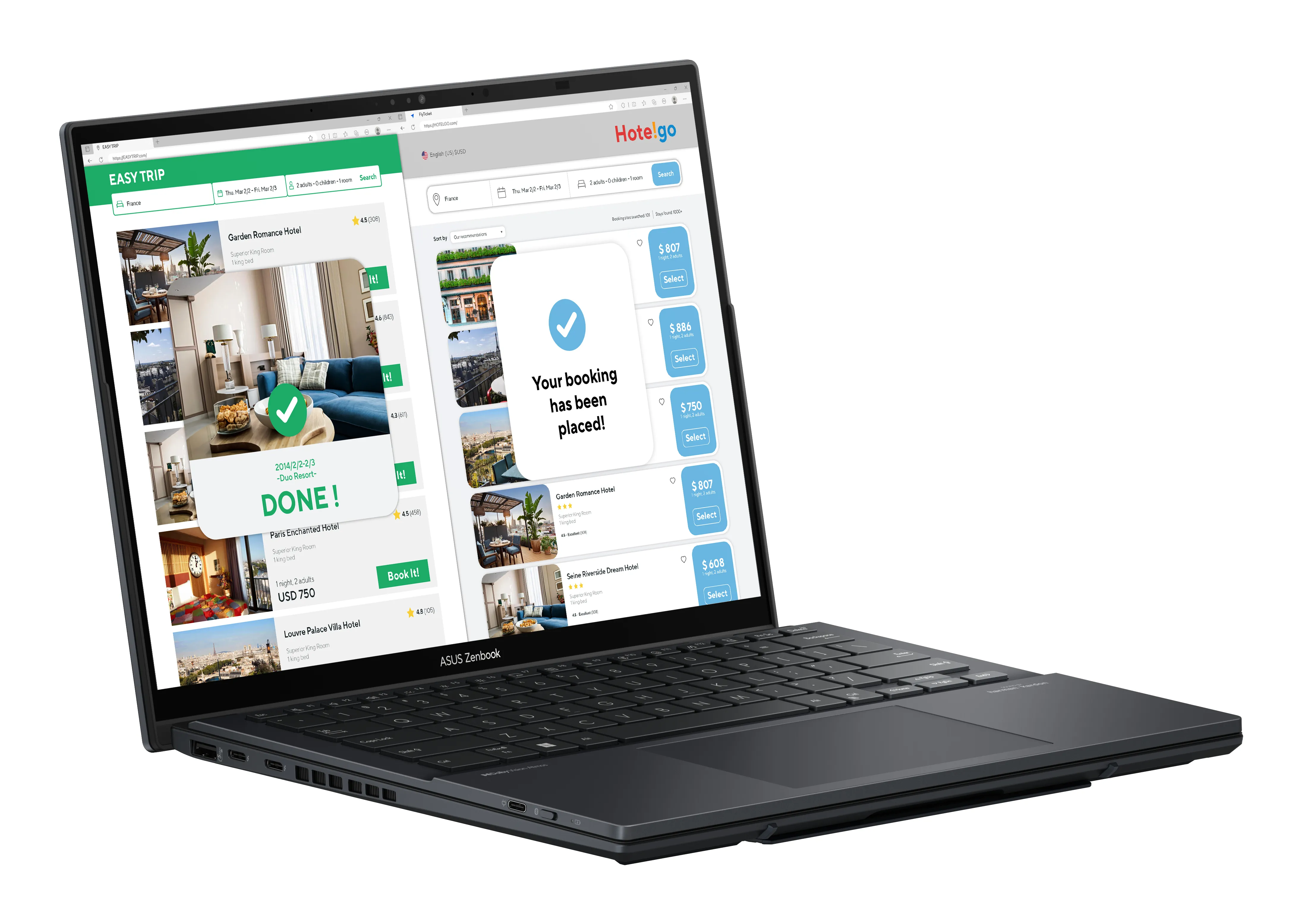 ASUS Zenbook Duo OLED 14" Ultra 9-285H, 32GB, 2TB, Arc A370M, Win 11 Pro - Notebook, Grey