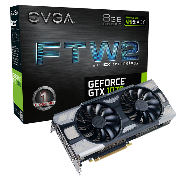 Evga GeForce GTX 1070 FTW2 8GB - Graphics card