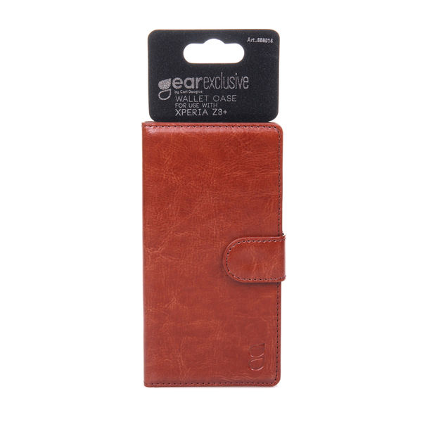 GEAR Lompakko Sony Xperia Z3+ Exclusive Ruskea