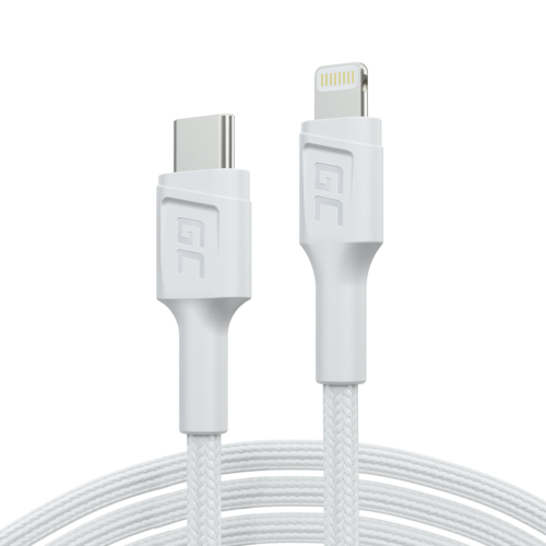 GEAR MFI USB-C - Lightning - cable, 1 m, White