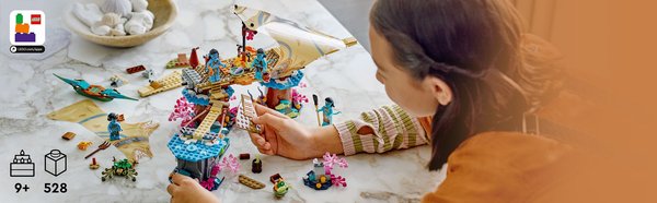Lego  Avatar Metkayinan koti riutalla 75578