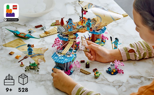 Lego  Avatar Metkayinan koti riutalla 75578