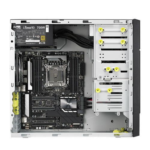 ASUS WS Barebone ESC700 G4- w-DVR- 1x700WPSU-