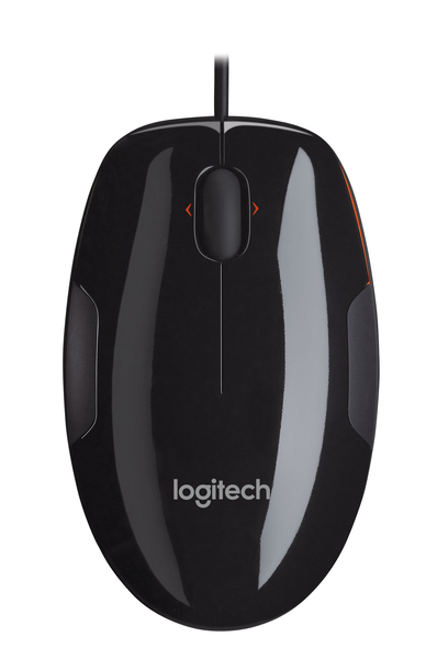 Logitech M150 - mouse, Black/Orange