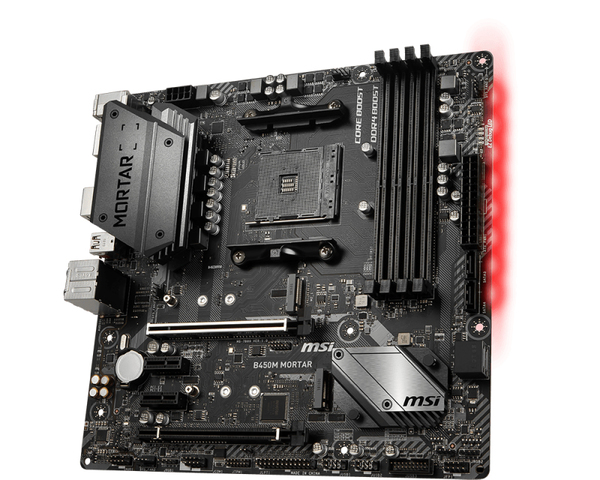 MSI B450M Mortar mATX-emolevy