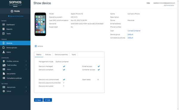 SOPHOS MOBILE CONTROL STANDARD,25-49USERS,1 MONTH,SUBSCRIPTION RENEWAL,COM
