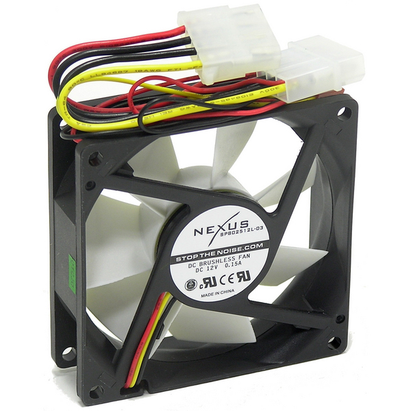 NEXUS CASE FAN 80MM REAL SILENT 17DBA