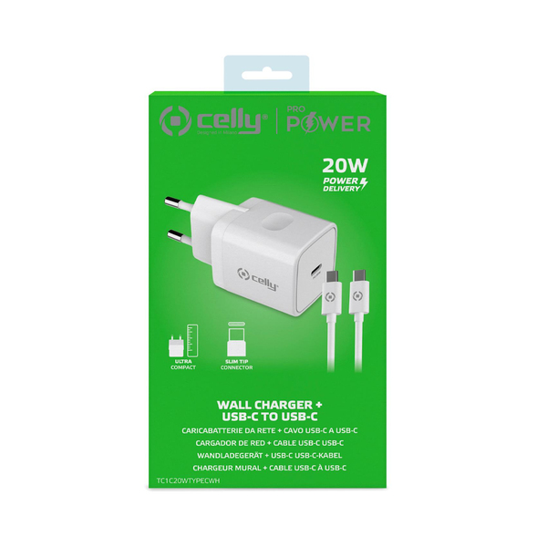Celly USB-C PD 20W USB - charger