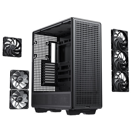 Antec Full-Tower Case with window, Black