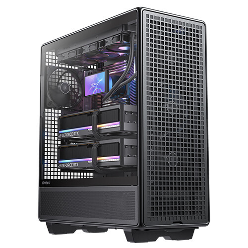 Antec Full-Tower Case with window, Black