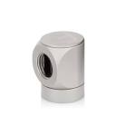 Thermal Grizzly DeltaMate Rotary FF90&deg;, 90&deg; Adapter, Matt Nickel