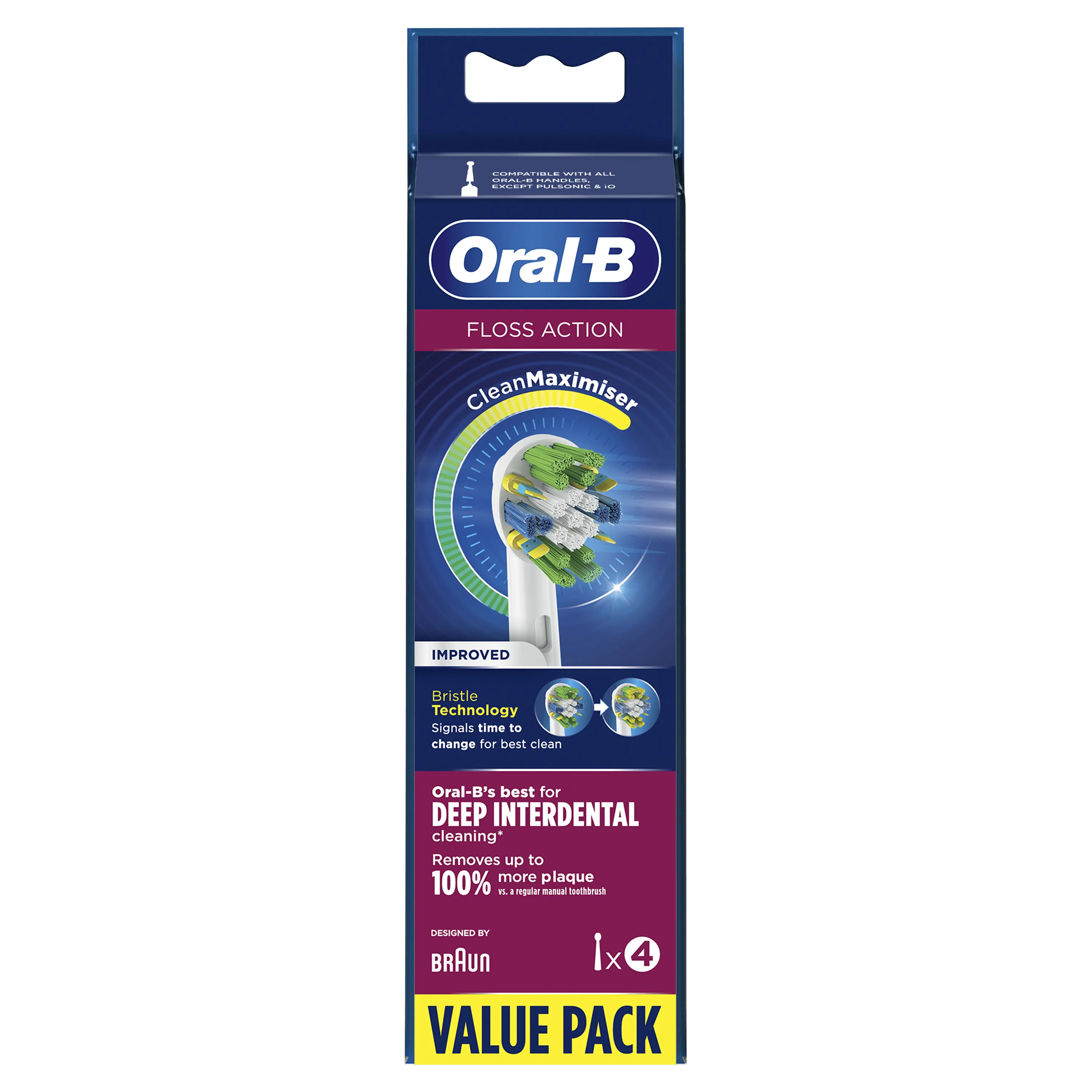 Oral-B FlossAction -vaihtoharjat, 4kpl