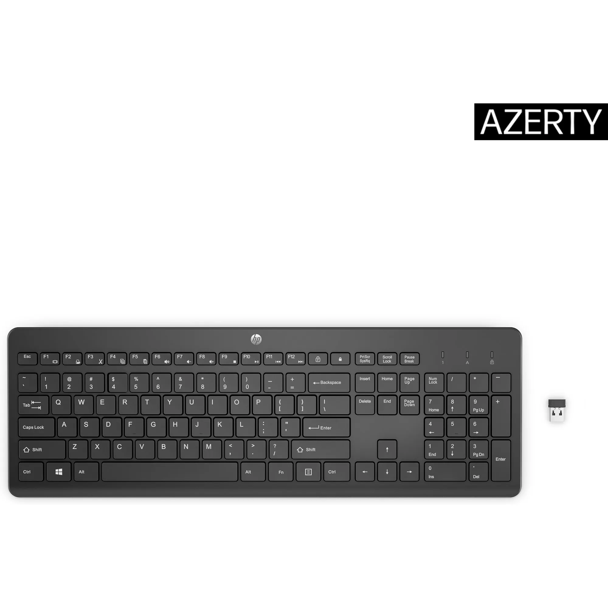 HP 230 Wireless Keyboard, Black - Nordic (Consumer)