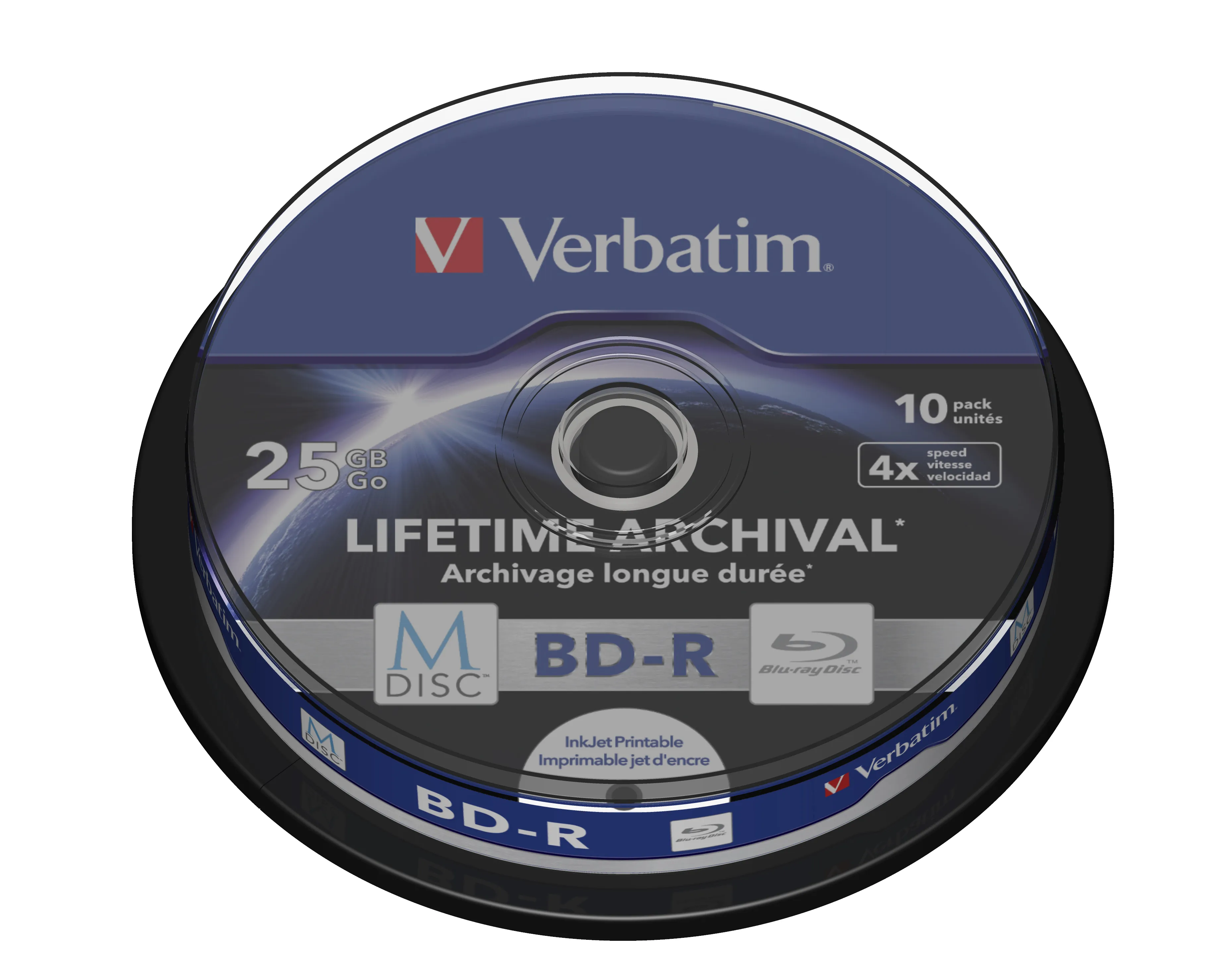 Verbatim - M-Disc BD-R Blu-Ray skivor, 10-pack spindel