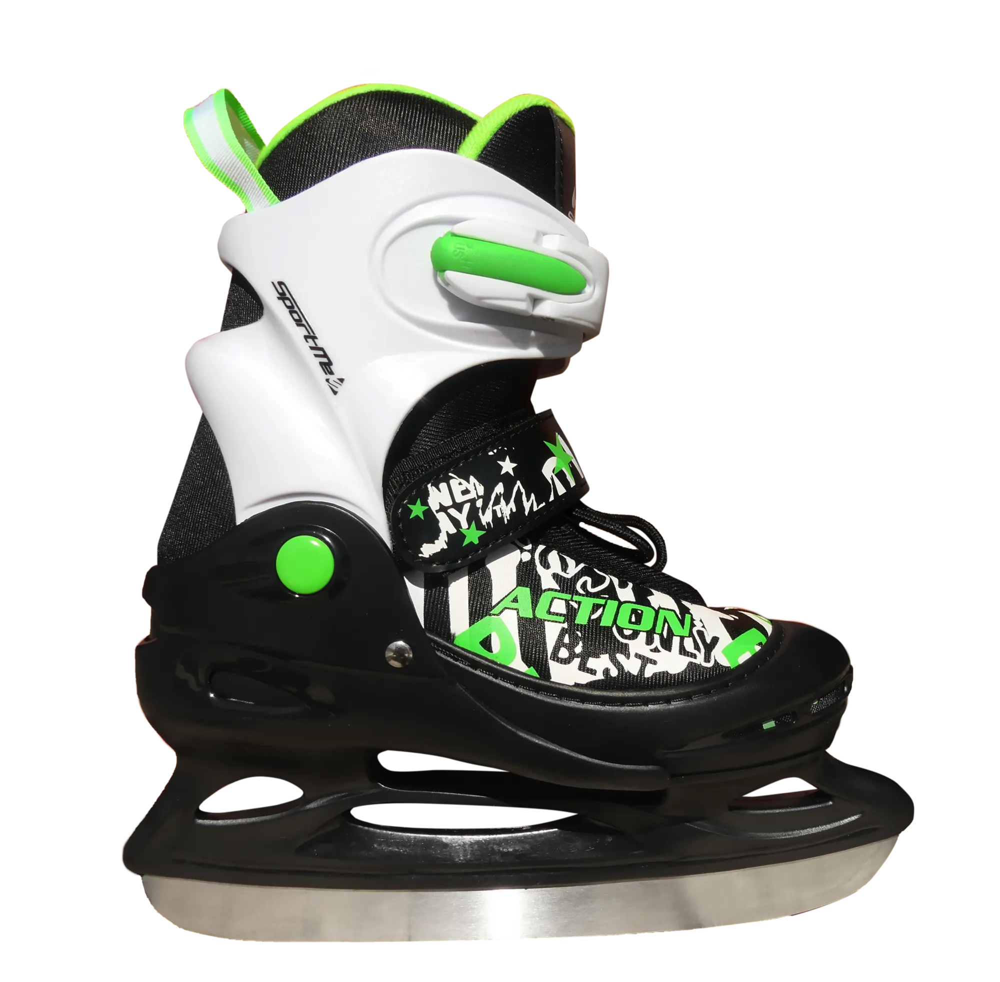 SportMe - ice skate, green (30-33)