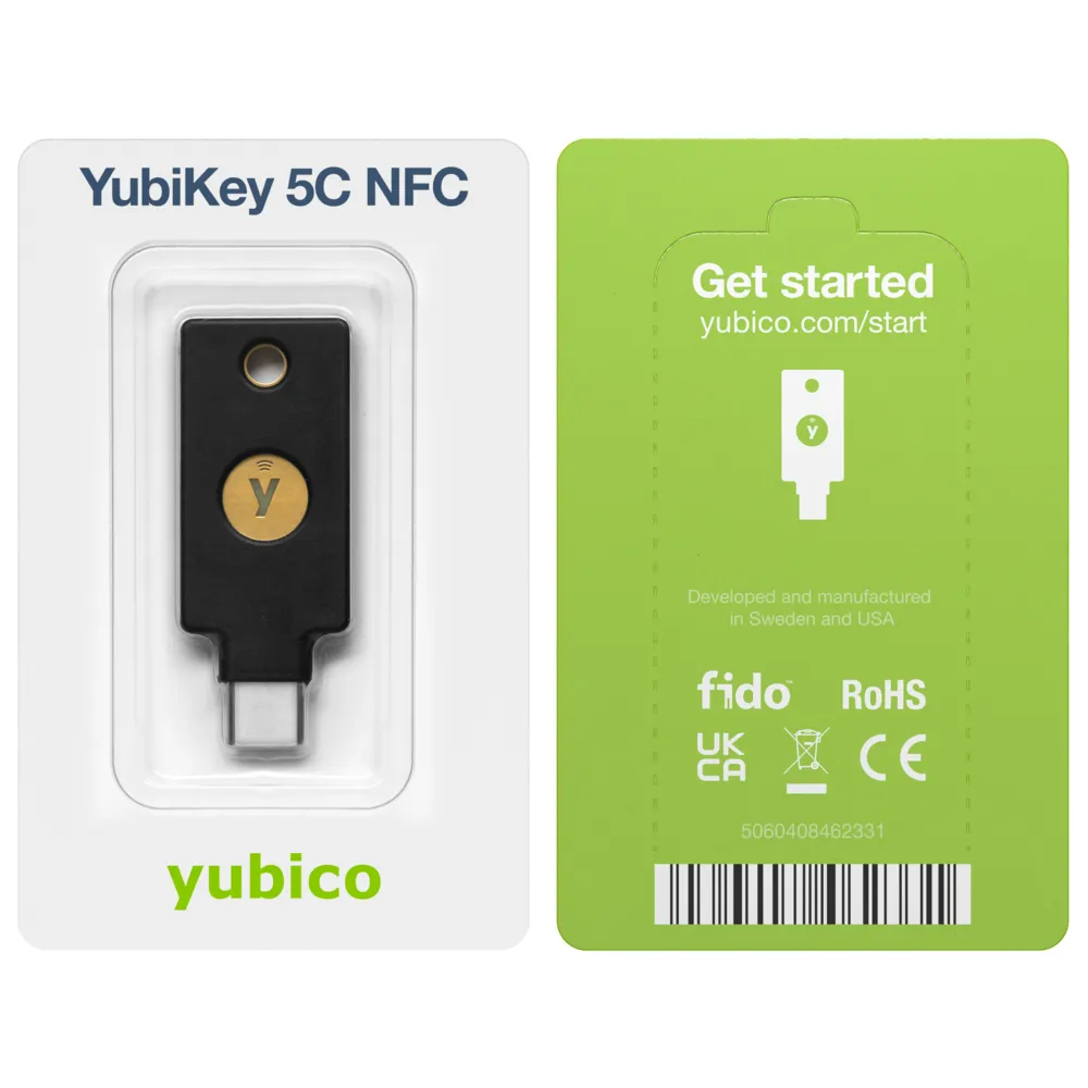 Yubico YubiKey 5C NFC USB-C Two-Factor - security key