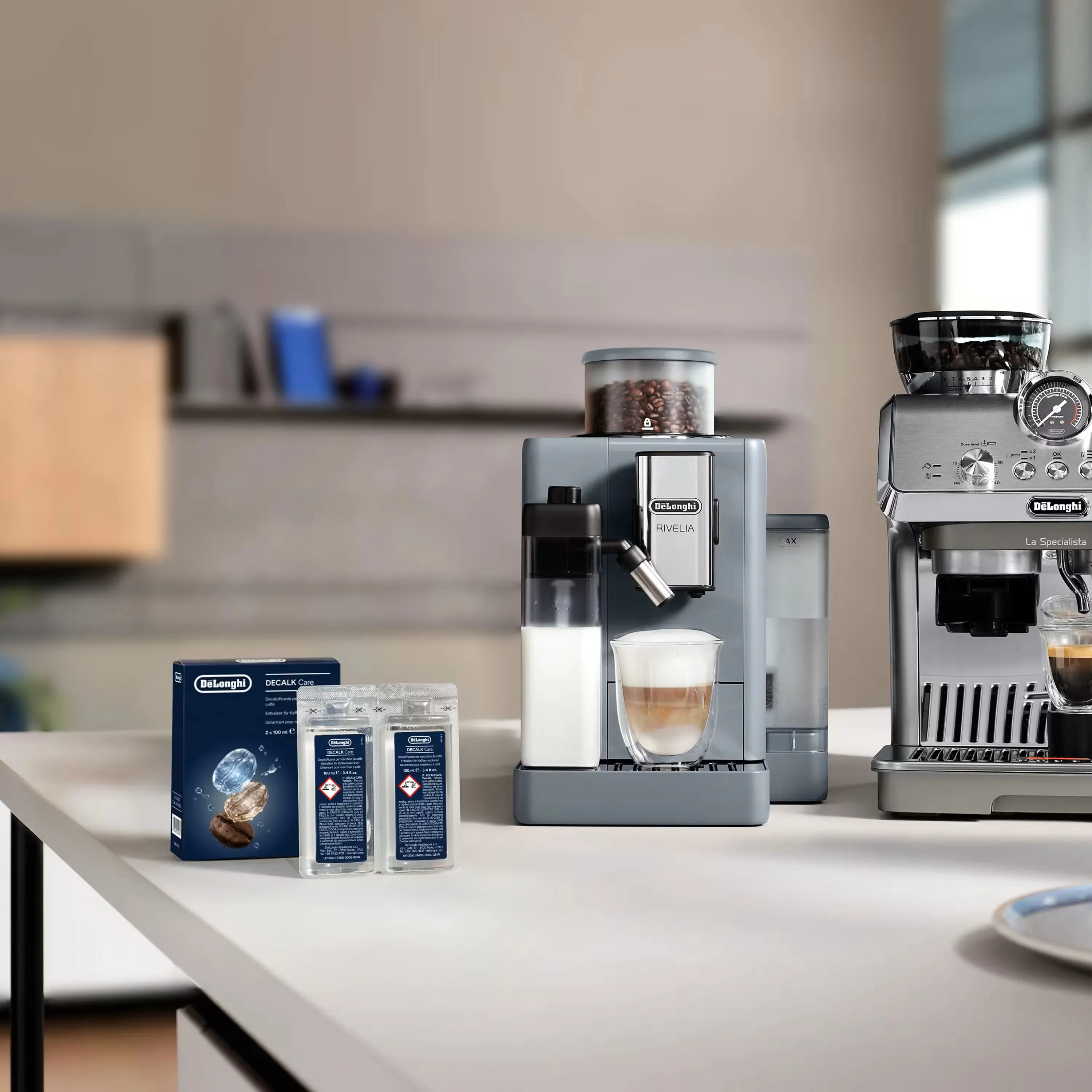 DeLonghi EcoDecalk Mini avkalkningsmedel f&ouml;r kaffemaskin, 2 x 100 ml