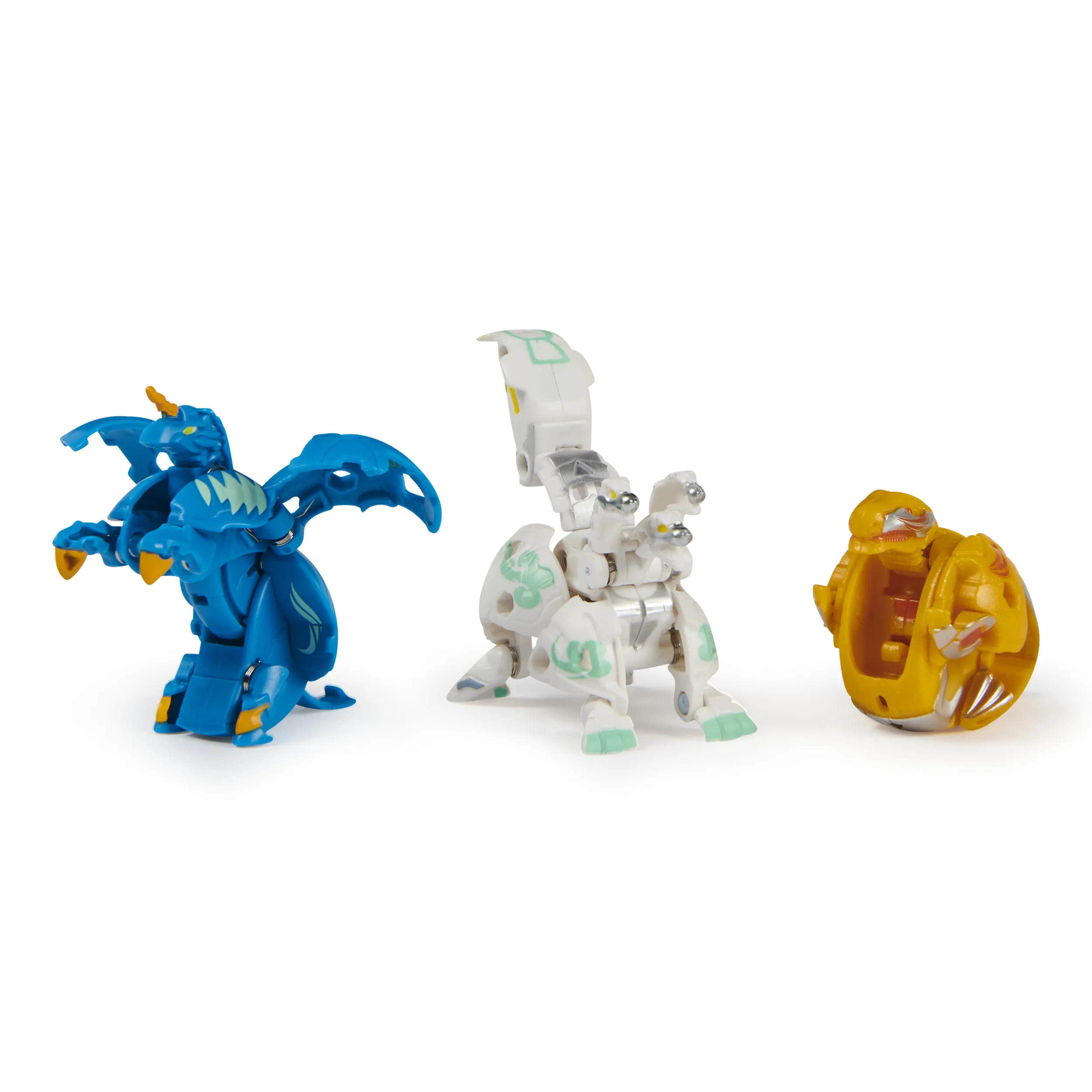 Spin Master Bakugan Evolutions Starter Pack with 3 Bakugan Skill Game (Ultra Haos Howlkor, Basic Aurelus Trox, Basic Aquos Pegatrix)