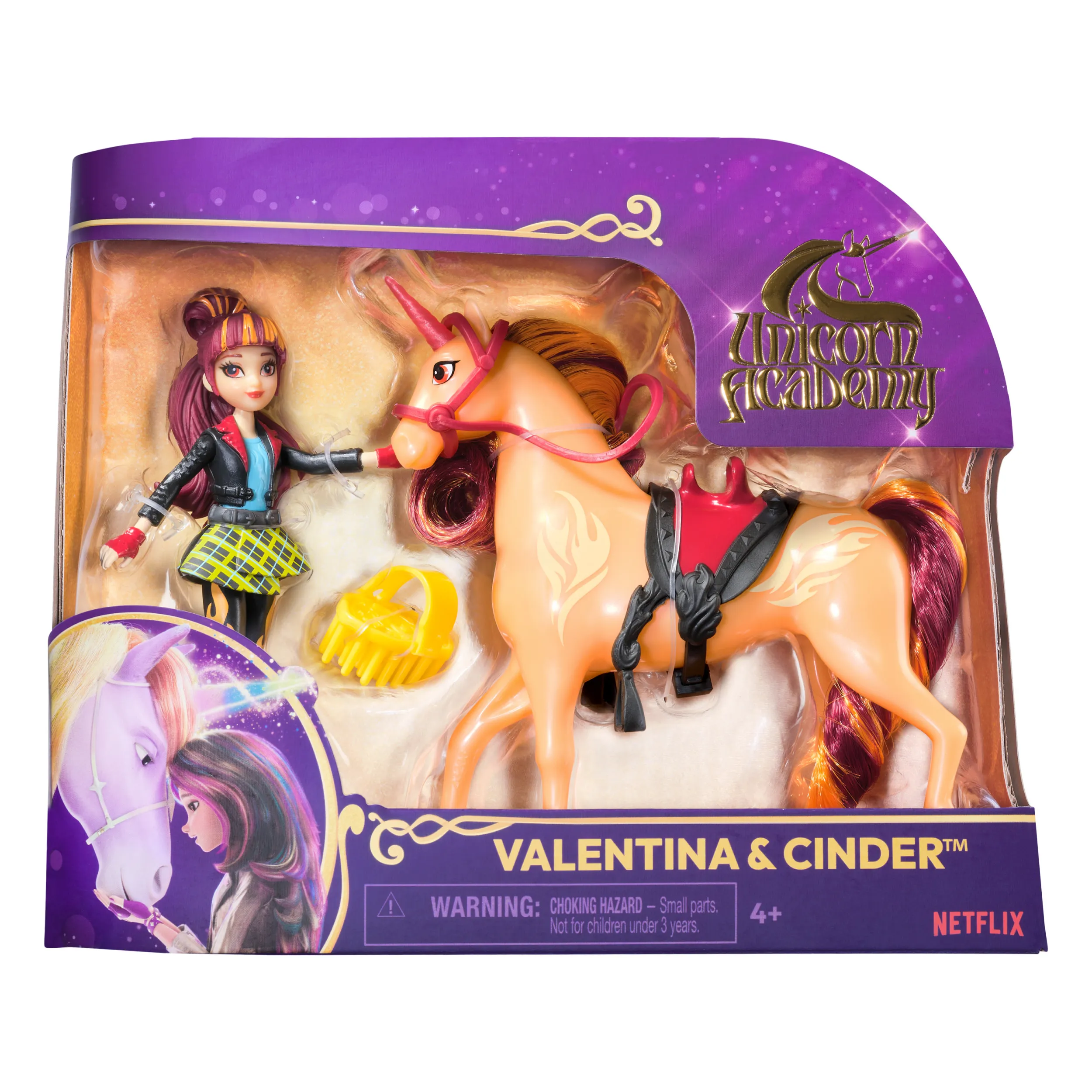 Spin Master Unicorn Academy - Valentina and Unicorn Cinder Set, toy figure