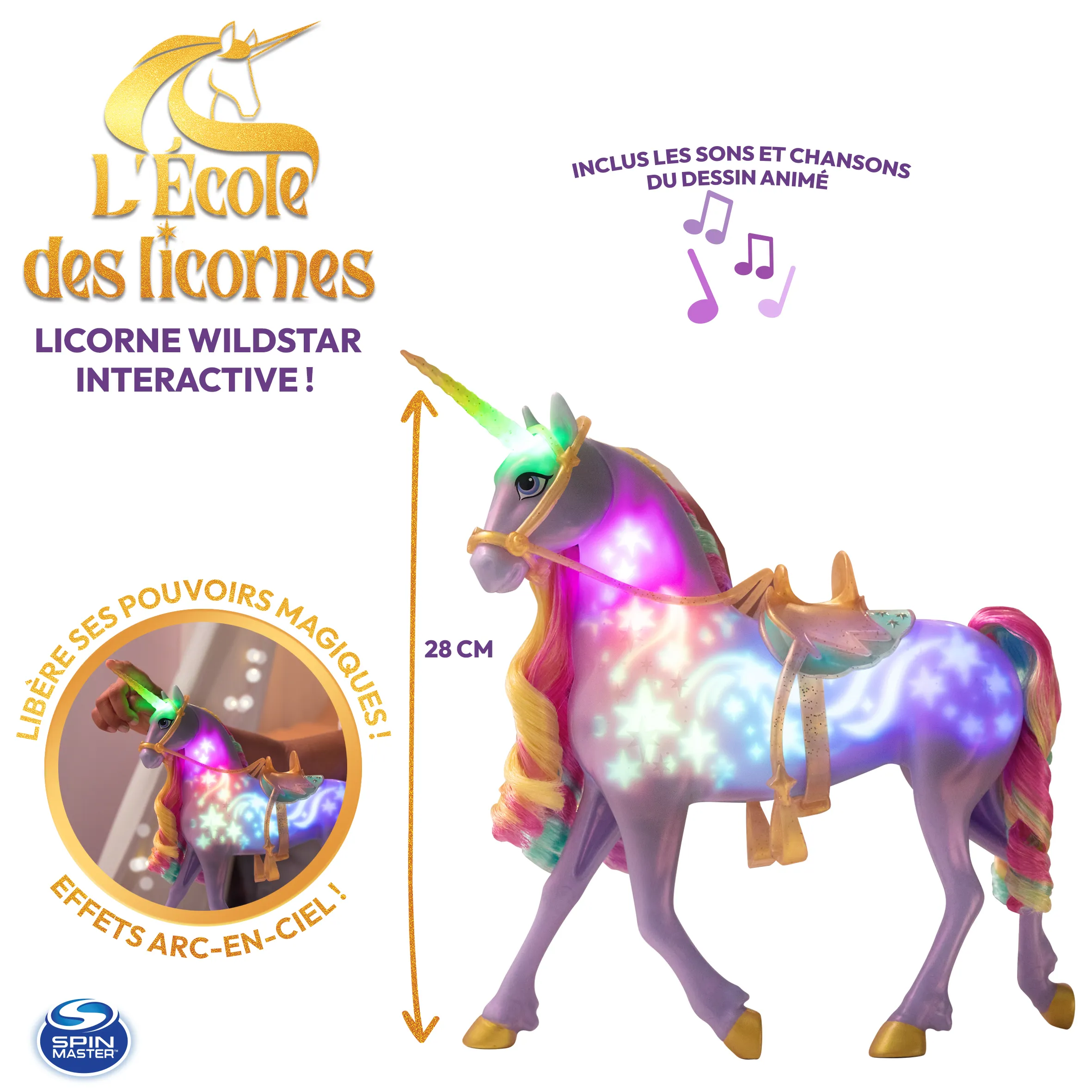 Spin Master Unicorn Academy - Light Magic Wildstar, toy figure