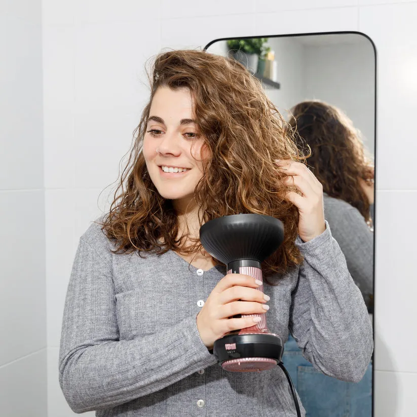 Taurus Curly 800 Ionic 800 W h&aring;rtork, rosa