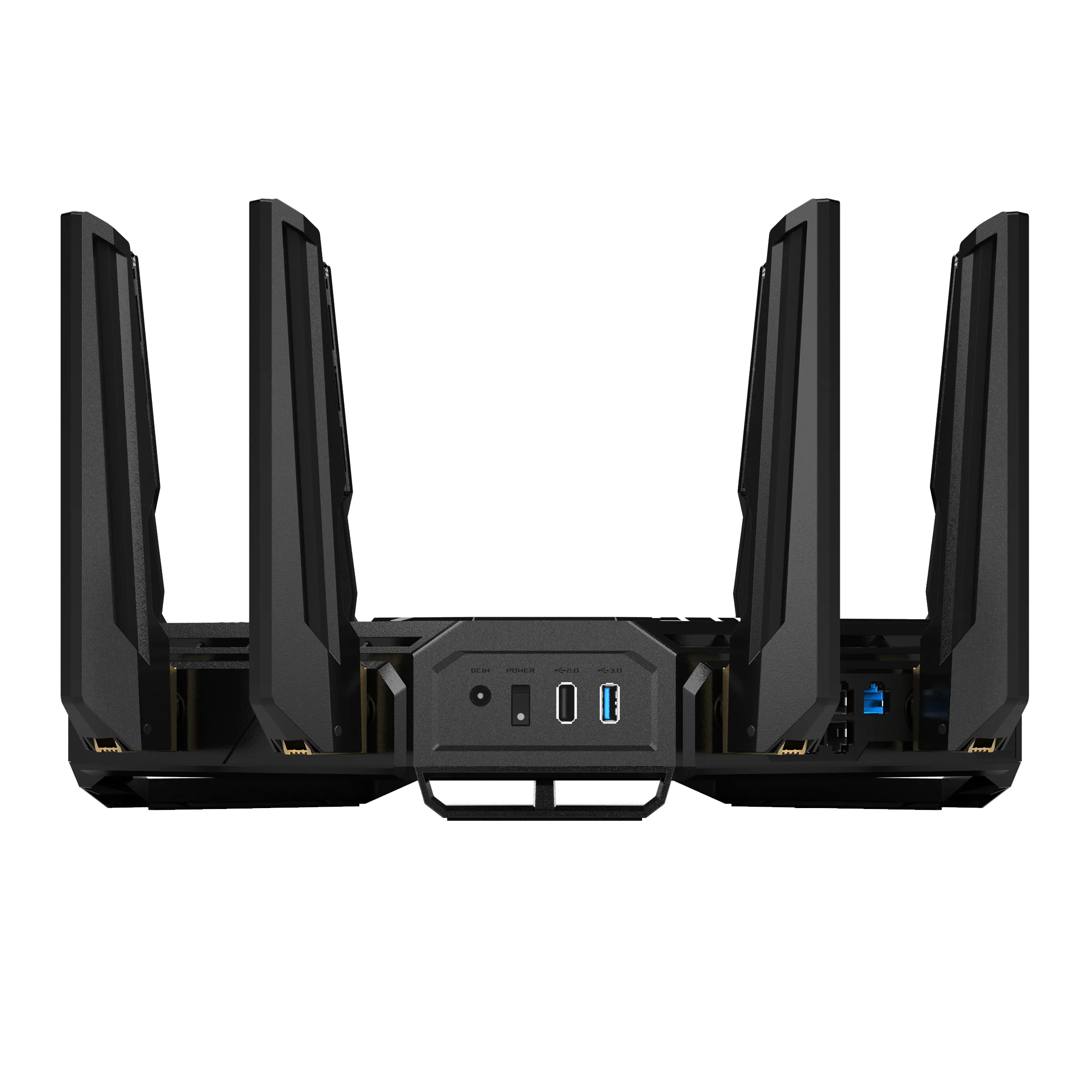 Asus ROG Rapture GT-BE98 -pelireititin, Wi-Fi 7, Quad-band, musta