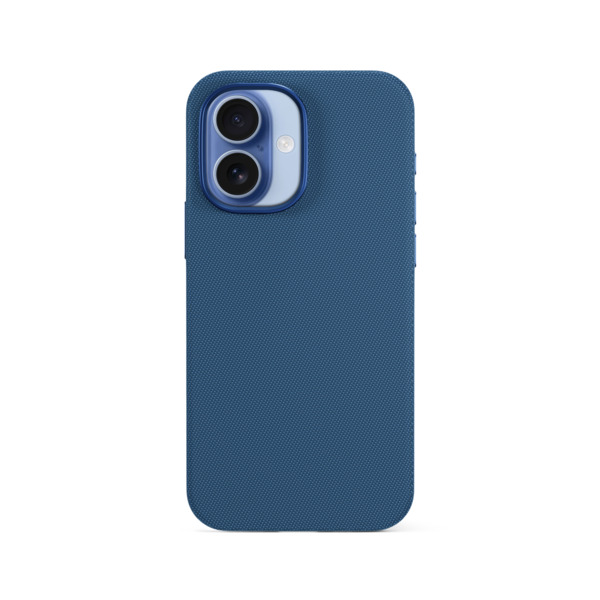 Epico SolidWoven Pro Mag+ Case | iPhone 17 | Qi2  &amp;  MagSafe Compatible | Blue | Raised Edges  &amp;  Camera Frame