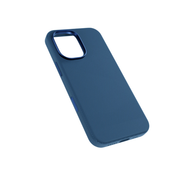 Epico SolidWoven Pro Mag+ Case | iPhone 17 | Qi2  &amp;  MagSafe Compatible | Blue | Raised Edges  &amp;  Camera Frame