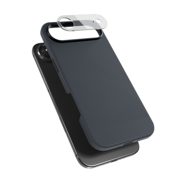 Epico SolidWoven Pro Mag+ Case | iPhone Air | Qi2  &  MagSafe Compatible | Black | Camera Island Protection