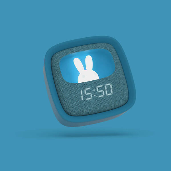 MOB Billy Clock - alarm clock, dark blue