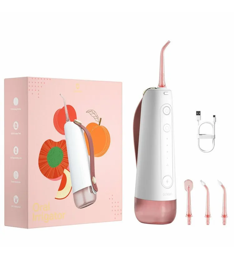 Oclean W10 - oral irrigator, vaaleanpunainen