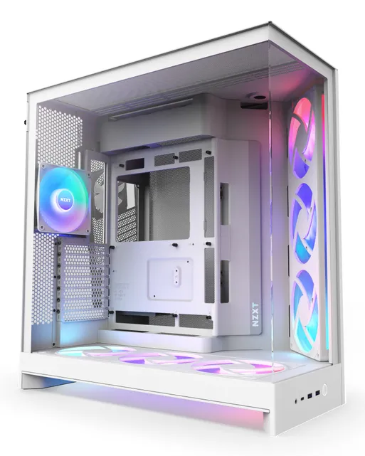 NZXT H9 Flow RGB+ (2025) - midi chassi, Vit