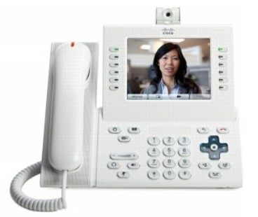 Cisco Unified IP Phone 9971 Slimline - IP videopuhelin - IEEE 802.11b/g/a (Wi-Fi) - SIP - multiline - arktisen valkoinen